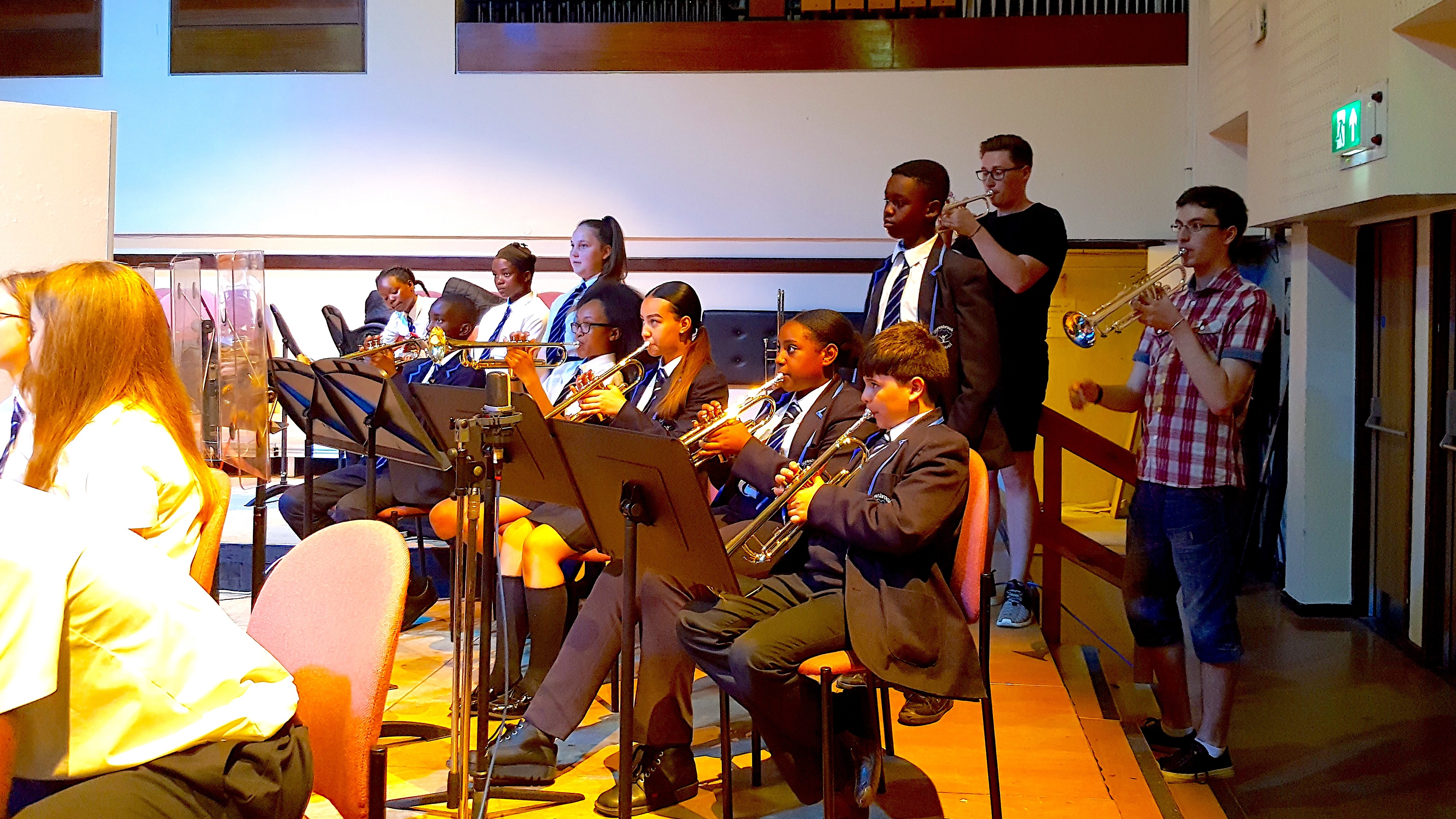 Students from Goresbrook Primary perform at Cardiff University School of Music