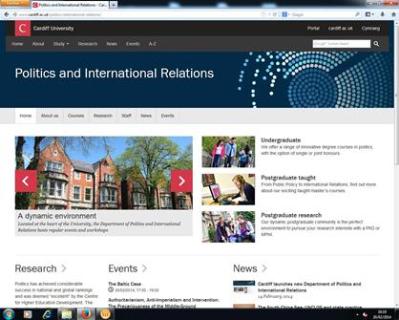 Department of Politics and International Relations site