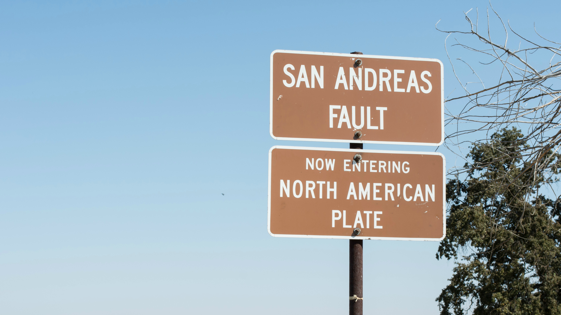 Sign of North American Plate