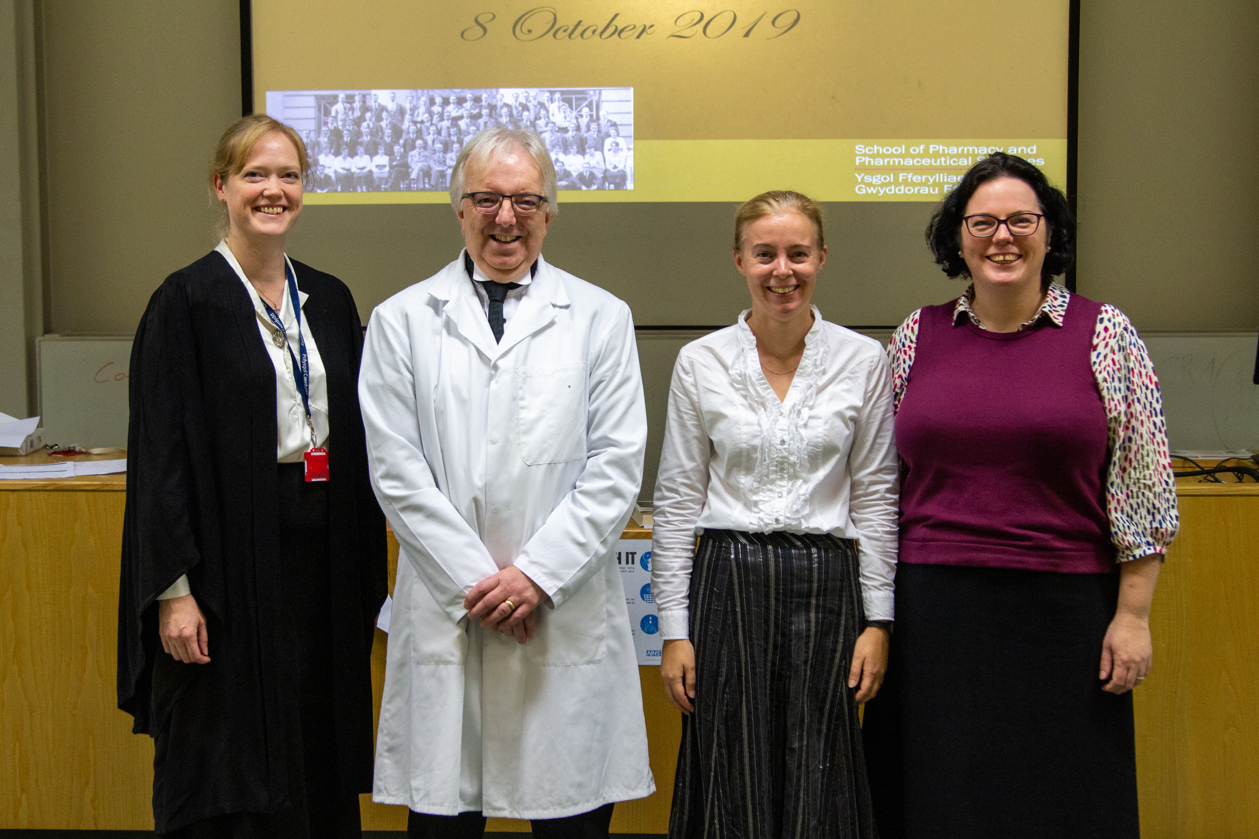 Ellie Hoare, Allan Cosslett, Briony Hudson and Lizanne Duckworth