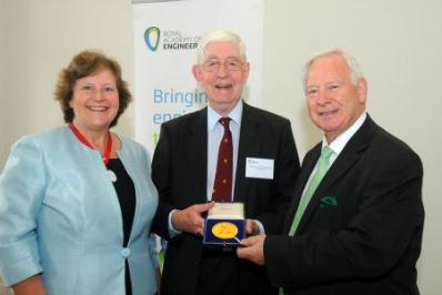Peter Wells, Professor Dame Ann Dowling and Sir John Parker (photo credit: Rob Lacey)