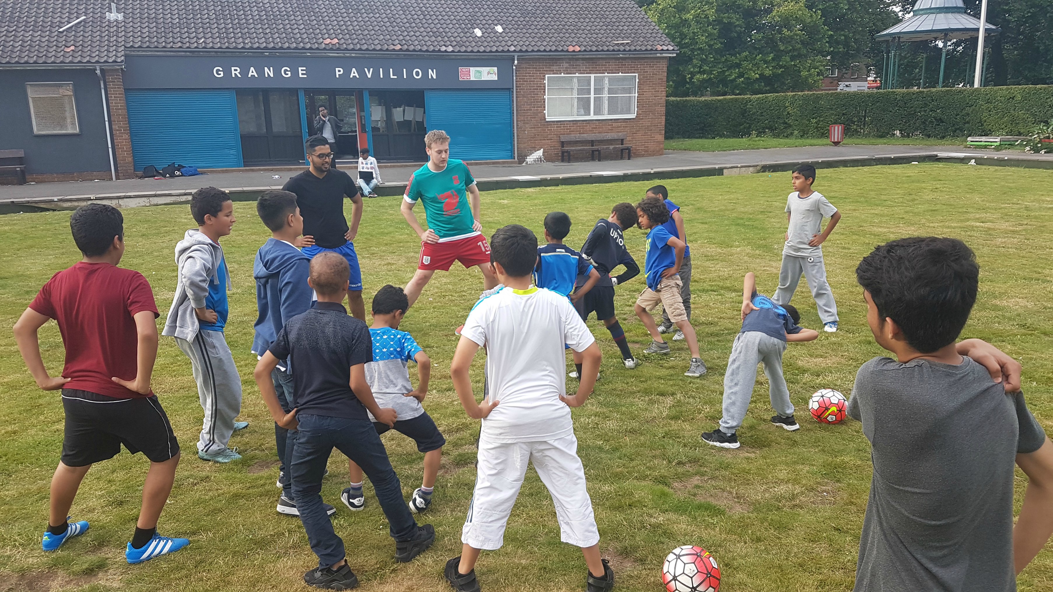 Football Warm up