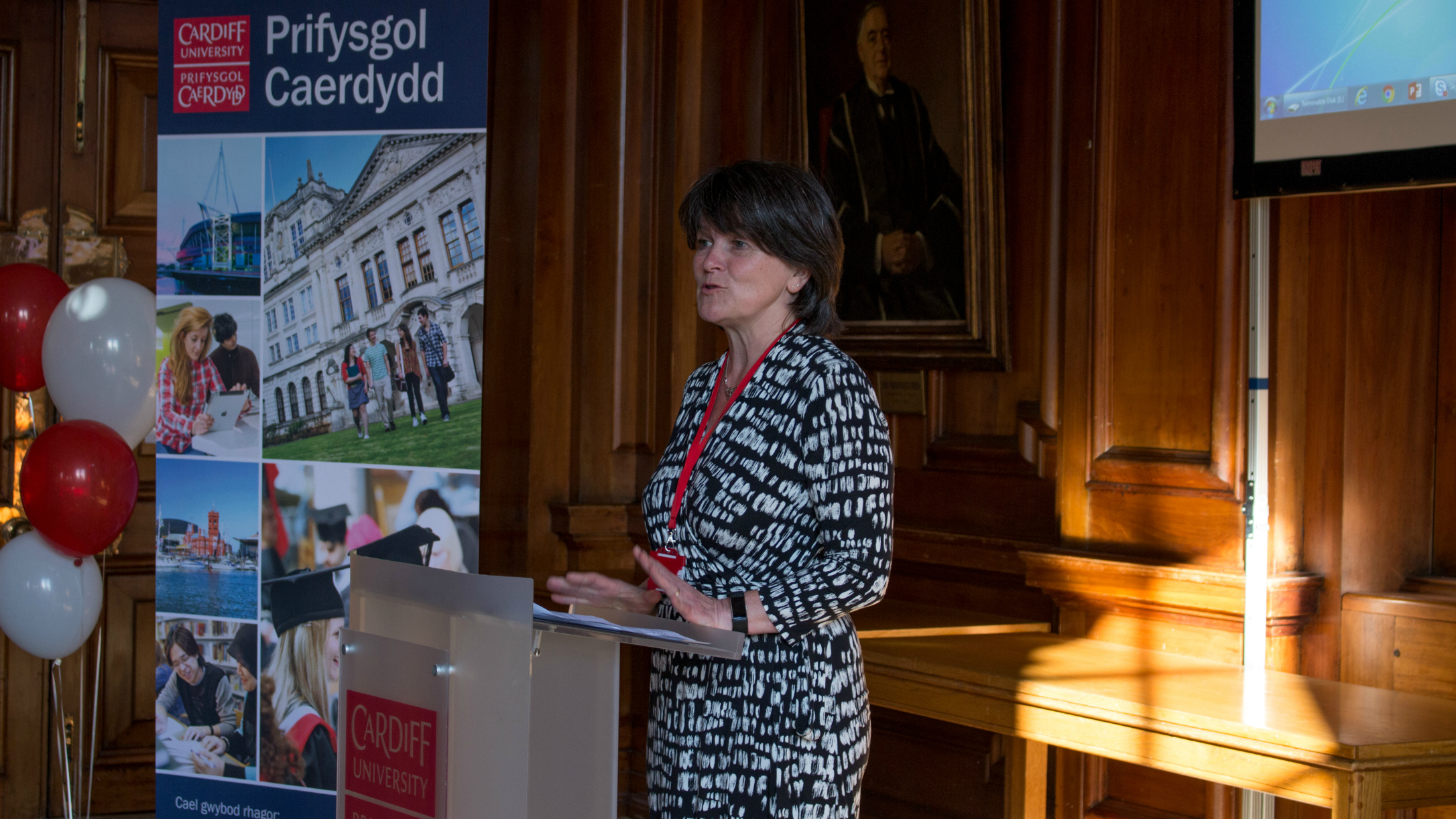 Karen Holford at ASPIRE graduation event