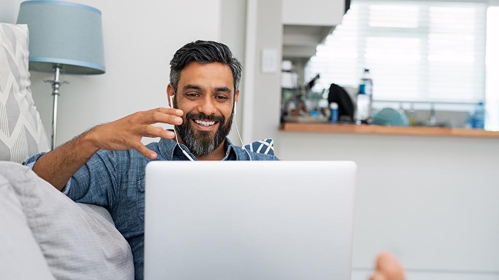 Working from home image