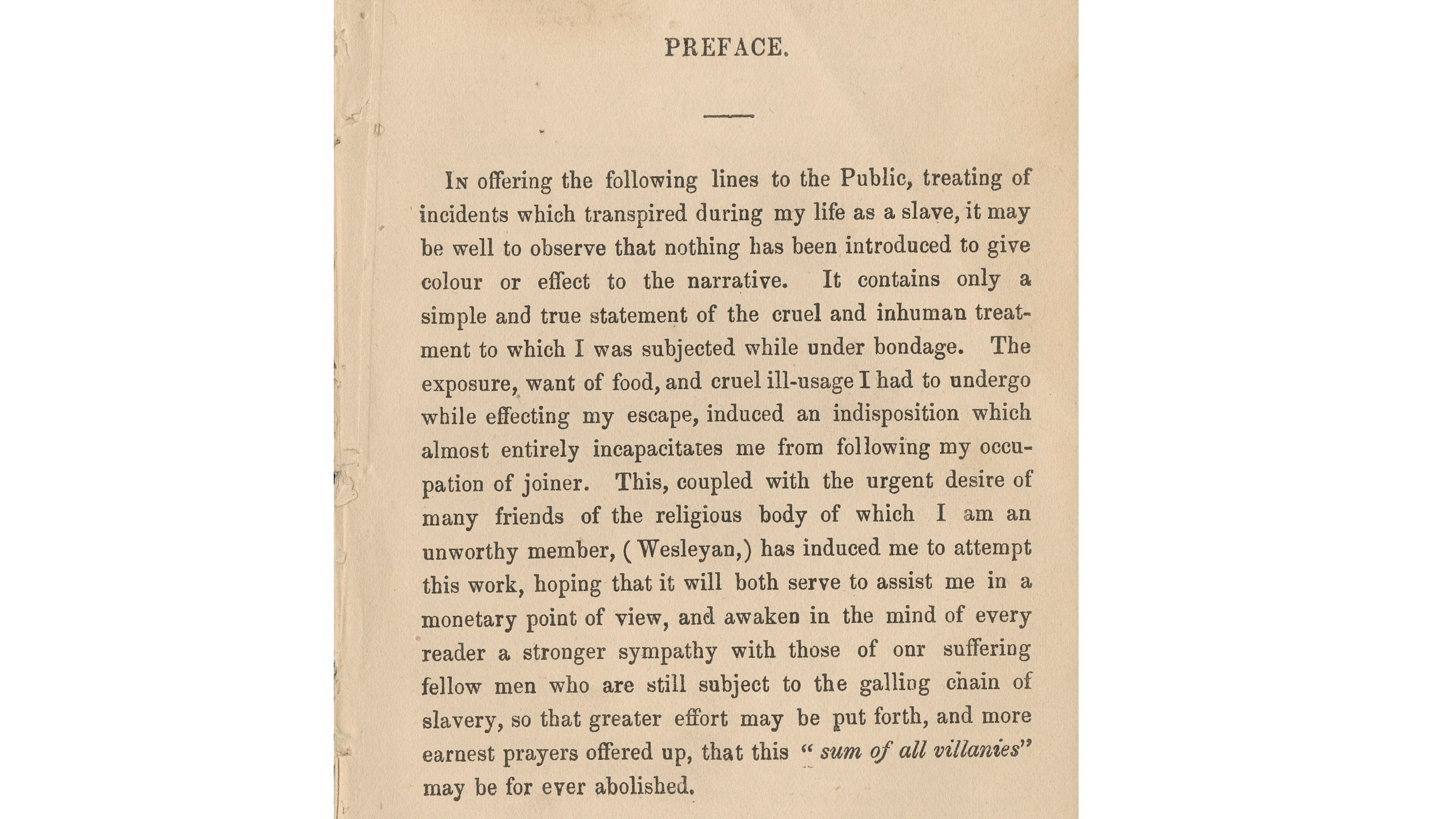 William Hall preface