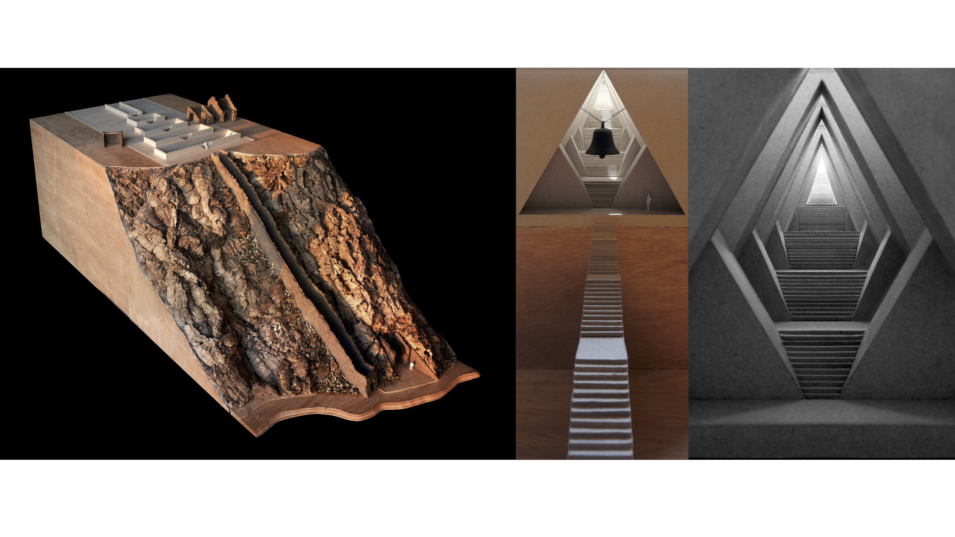 Lawrence exploits the poetic relationship between light and architecture in his work.