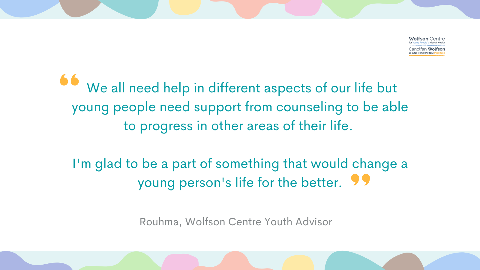 Youth Advisor quote reviewing counsellor services