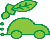 Green car