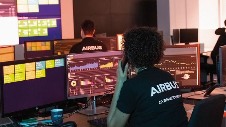 Airbus cyber bodyguards at work