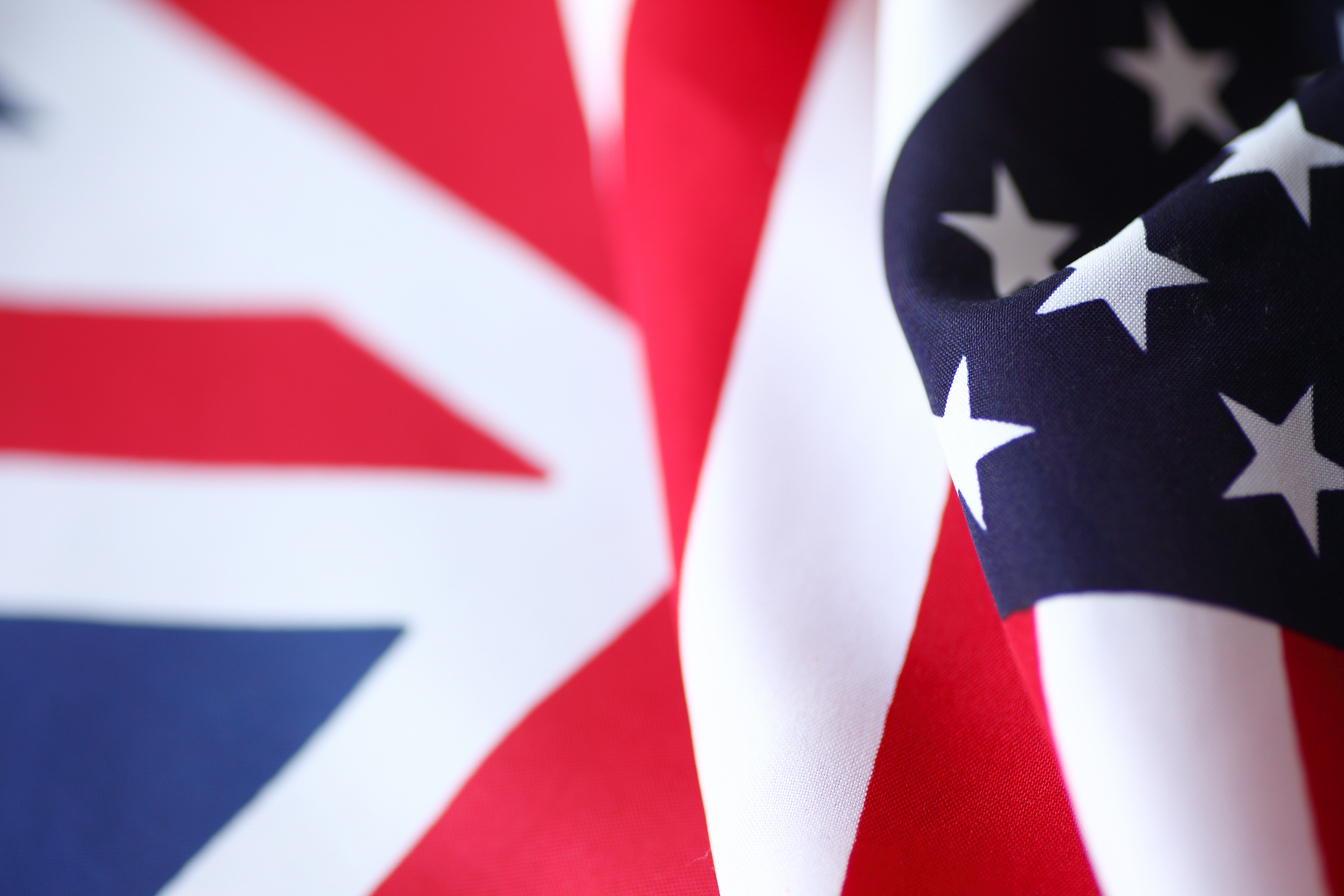 UK and US flags