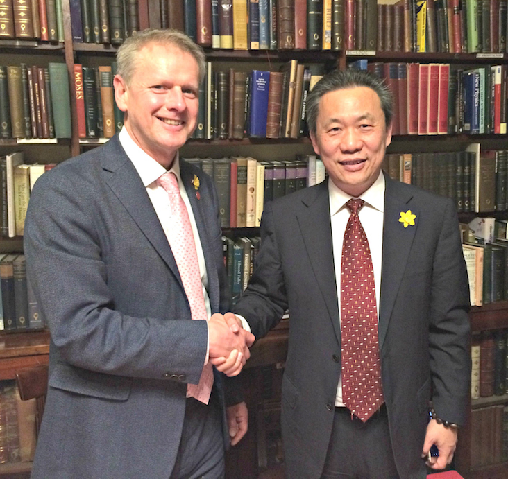 VC and Mr Han, Chairman of RealCan