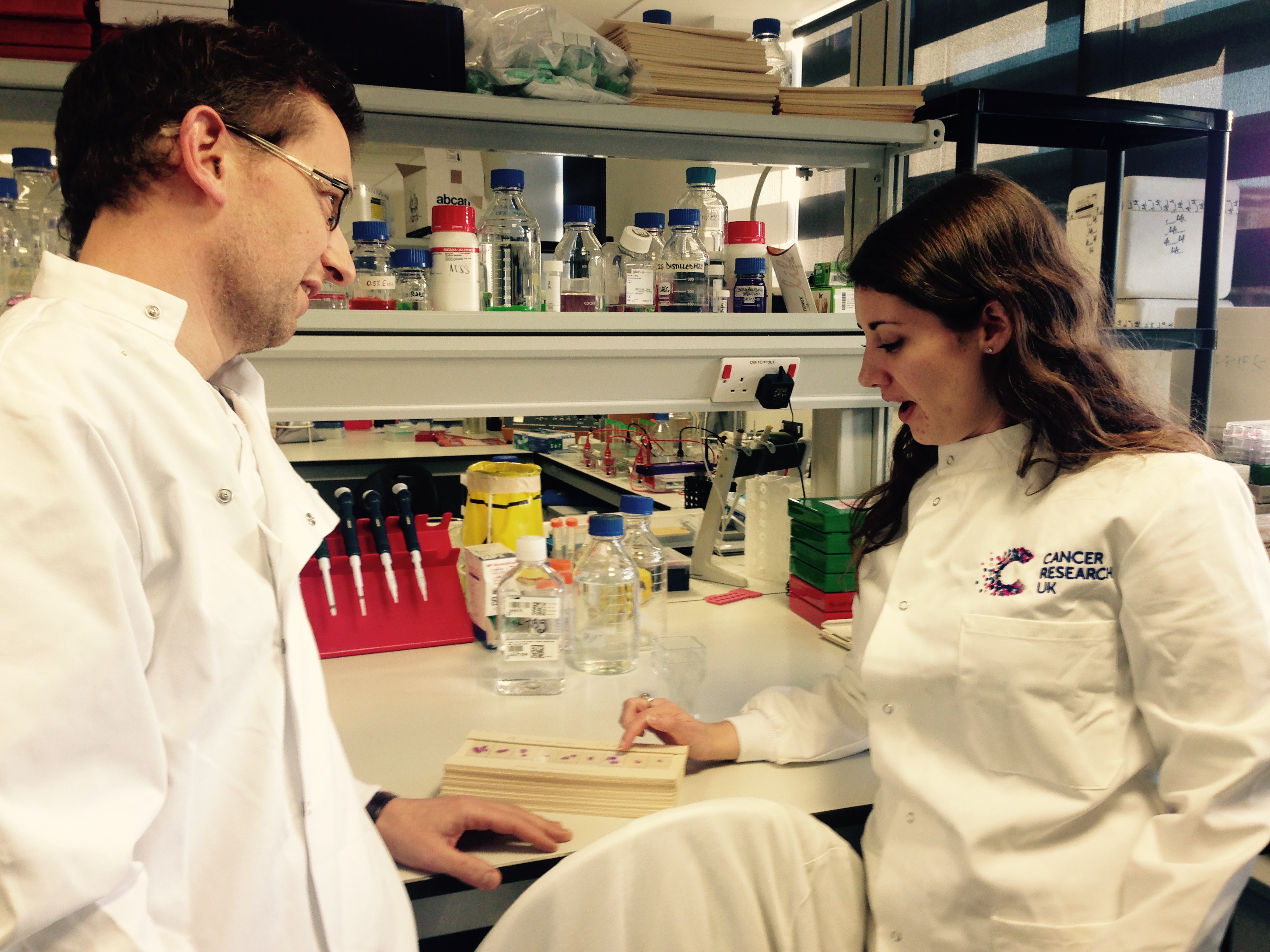 Researchers in the European Cancer Stem Cell Research Institute