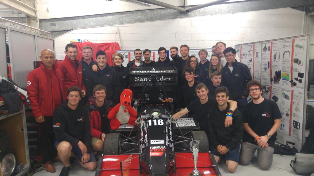 Cardiff Racing Team with 'Gwyneth'
