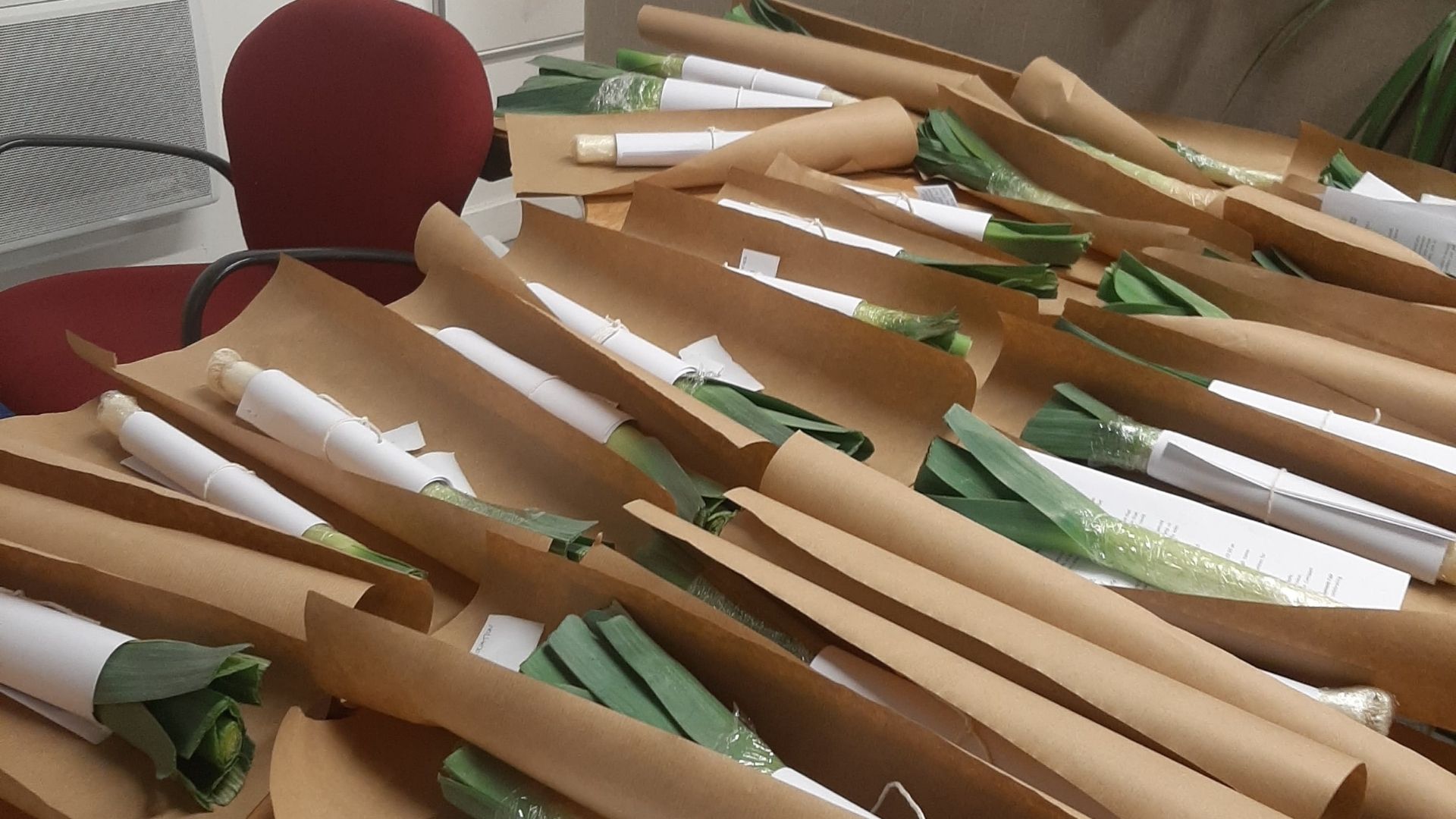 60+ leeks, letters and labels