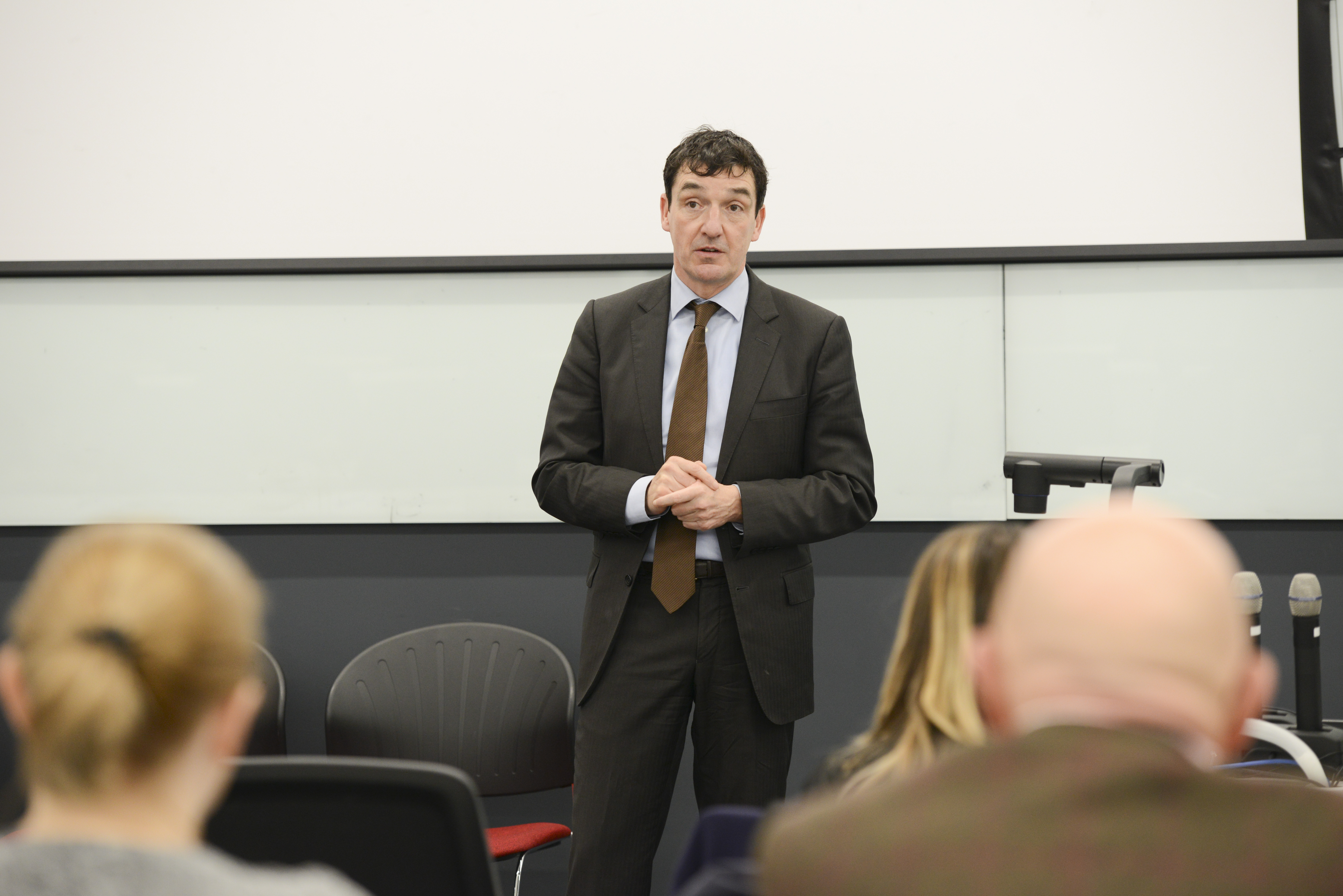 Professor Martin Kitchener delivering presentation