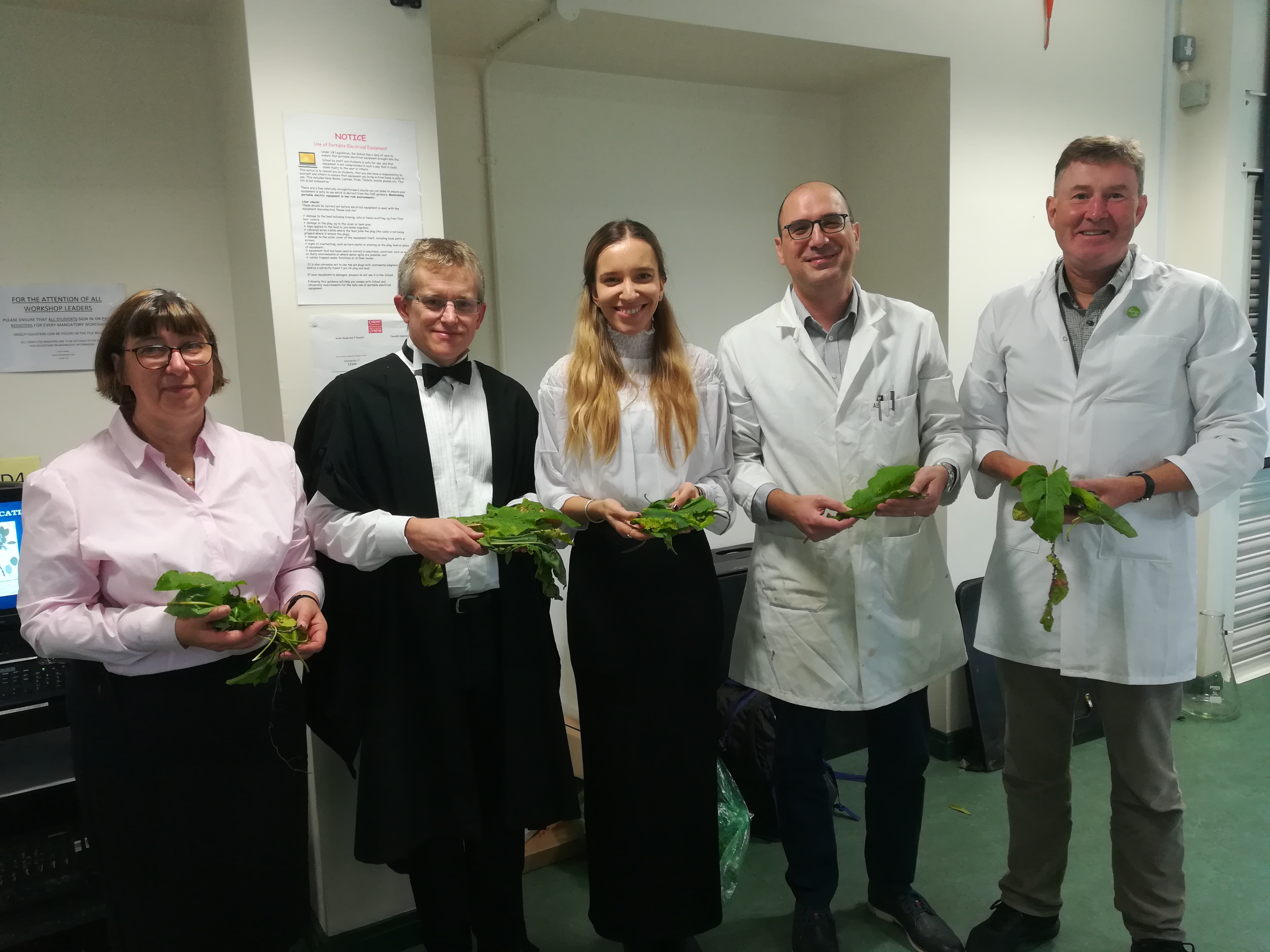 Heather Pardoe, Alex White, Steluta Gramma, Andreas Brancale and Arwyn Jones