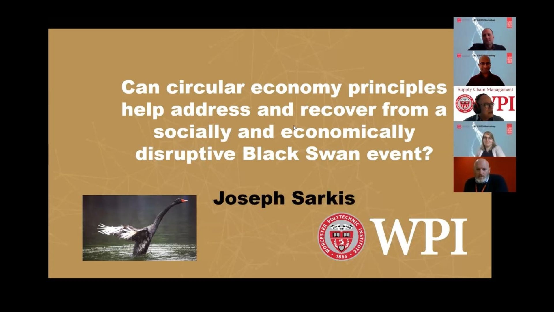 PowerPoint slide from conference presentation