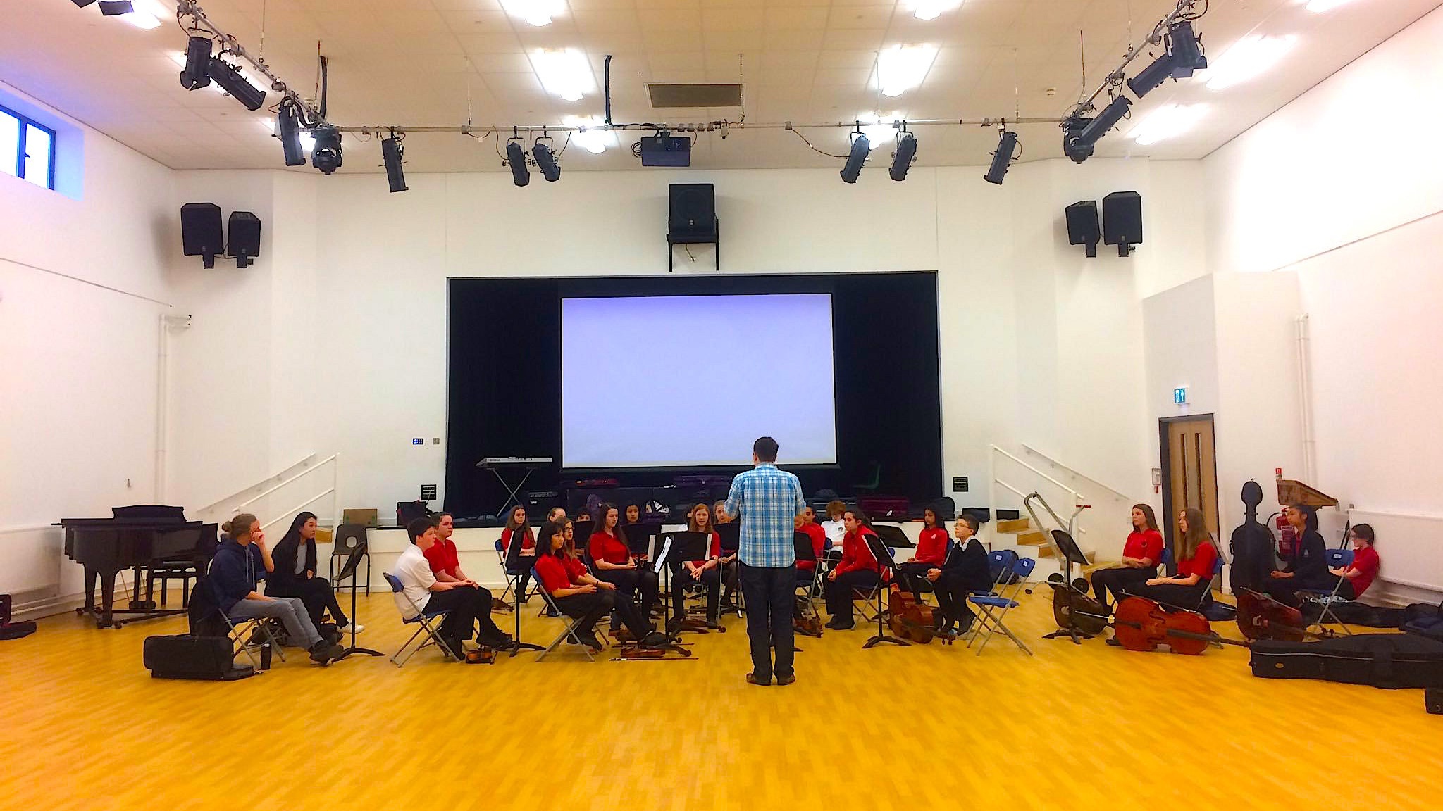 Dr Daniel Bickerton Cardiff High String Orchestra Workshop