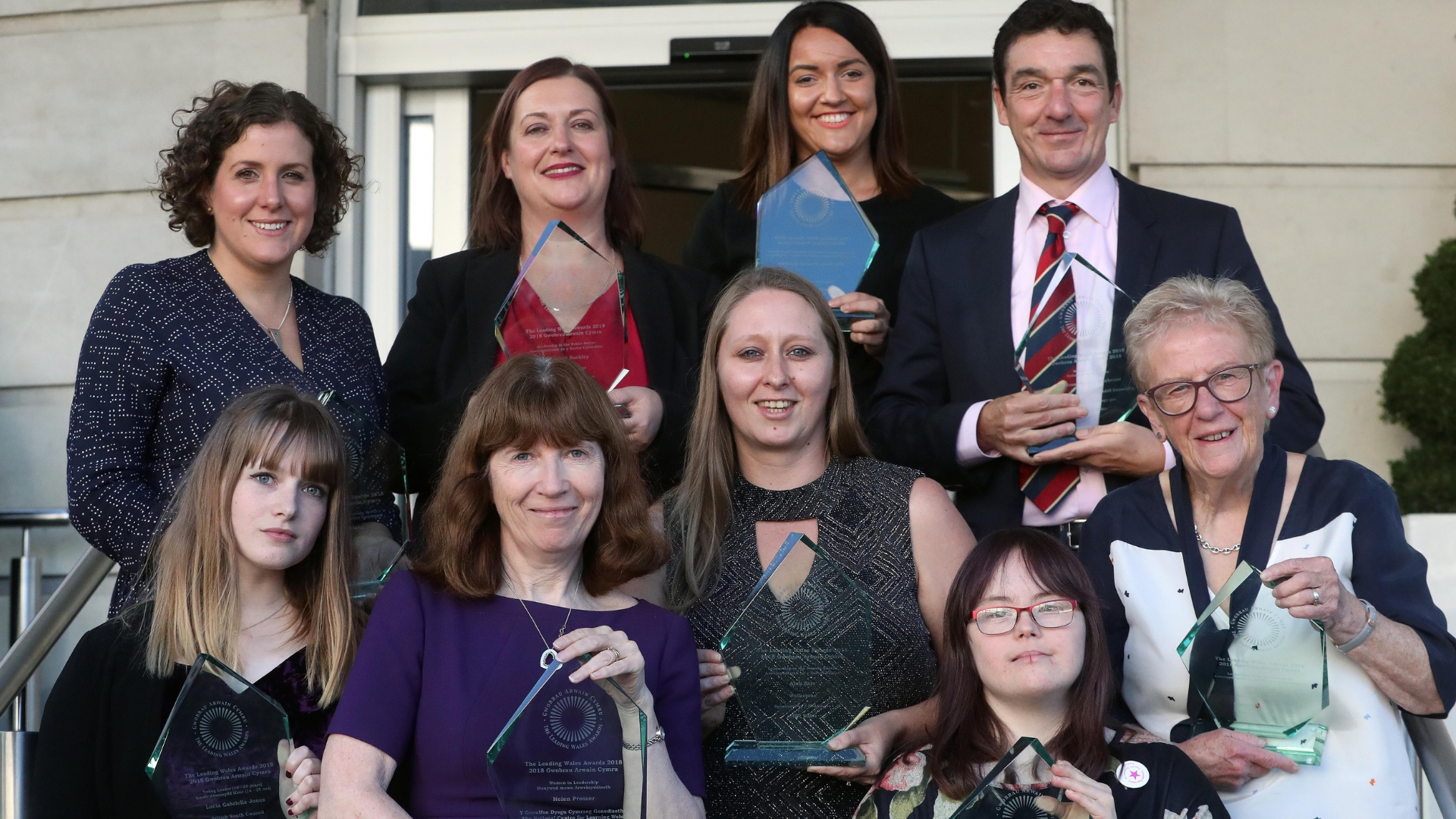 Group shot of award winners