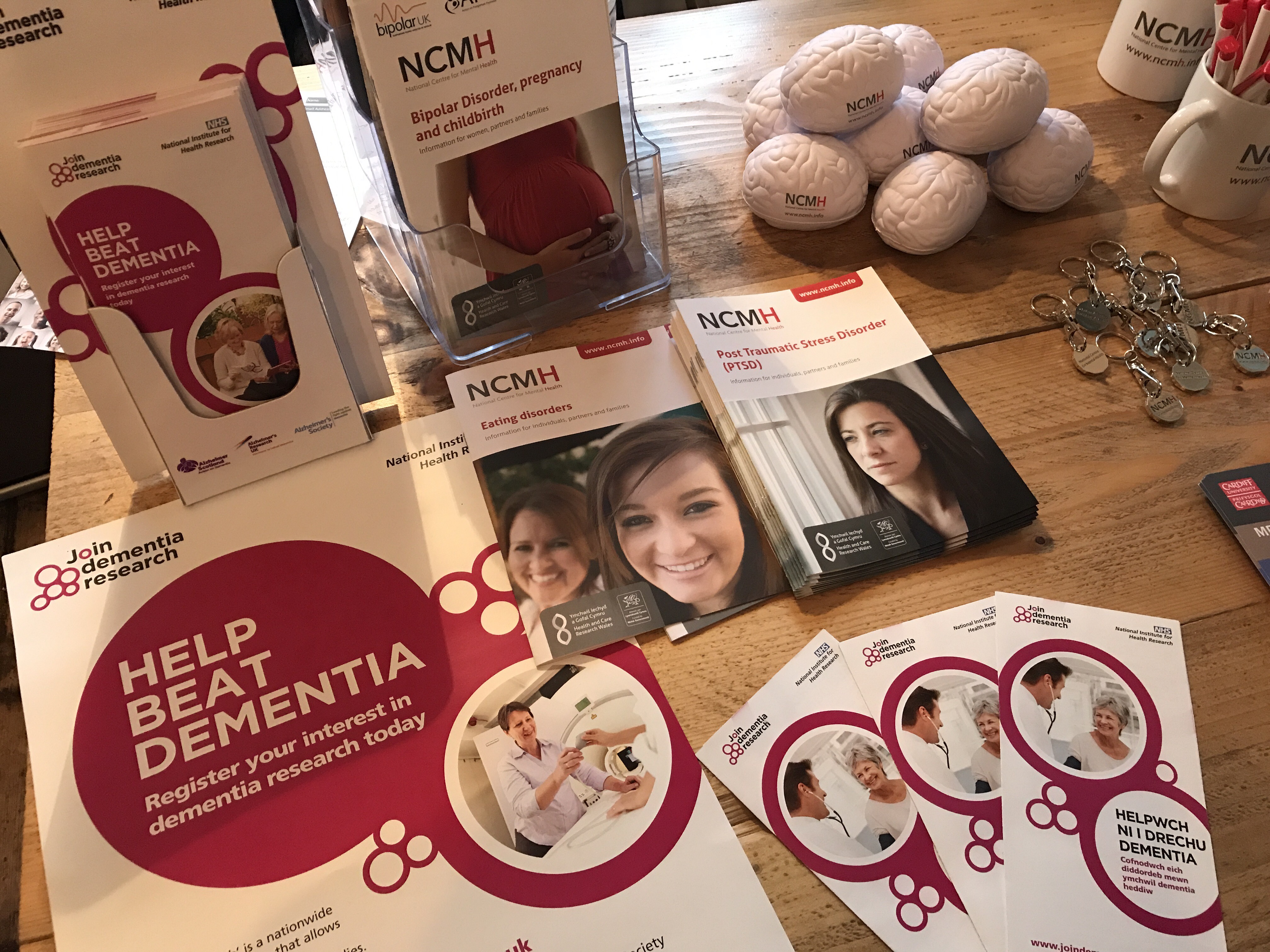 NCMH and Dementia event stand