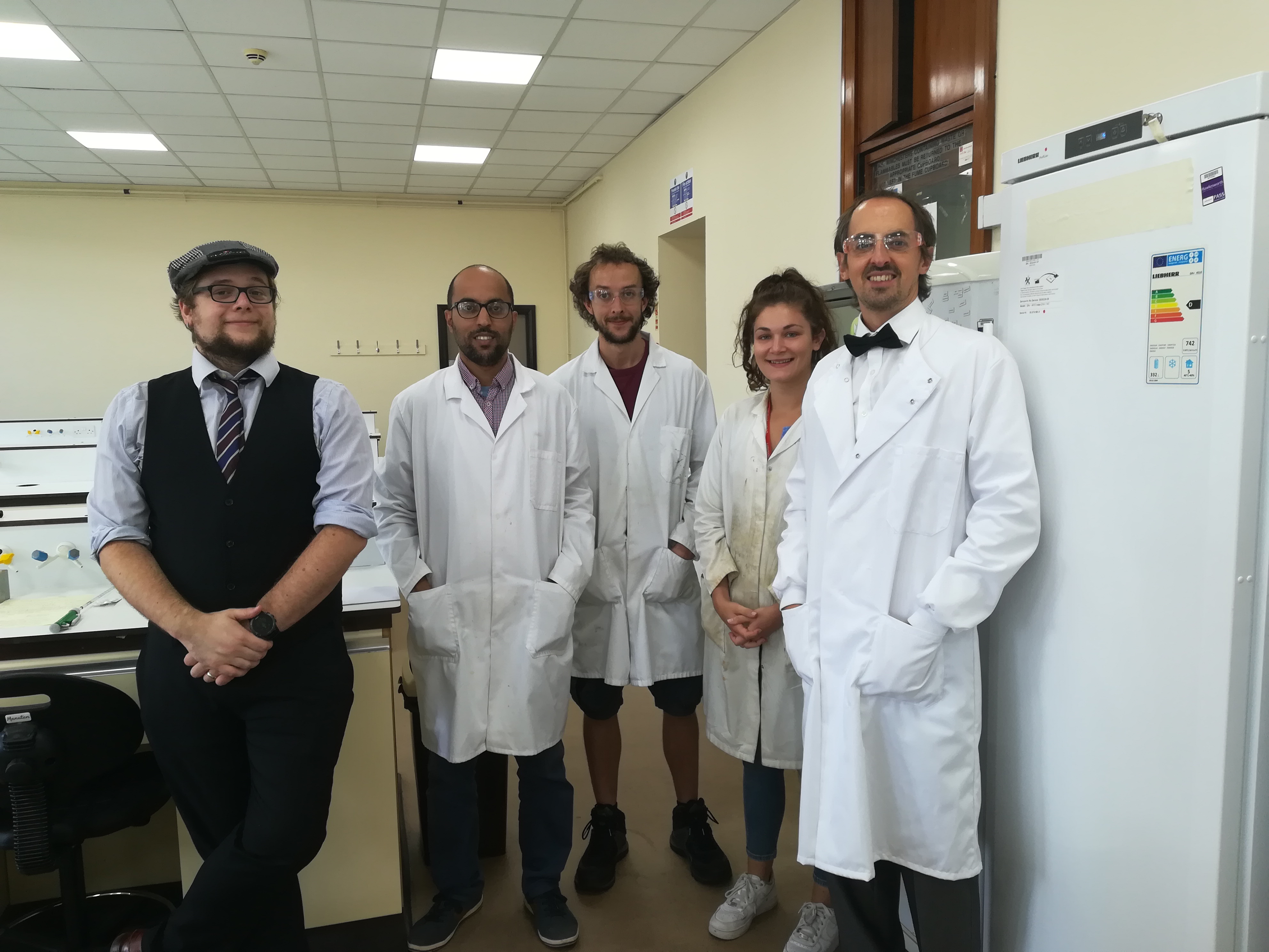 Steve Morris, Youcef Mehellou, Thomas Robertshaw, Olivia Lambourne and Chris Thomas