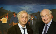 Professor Robert Huber and Professor Sir Martin Evans