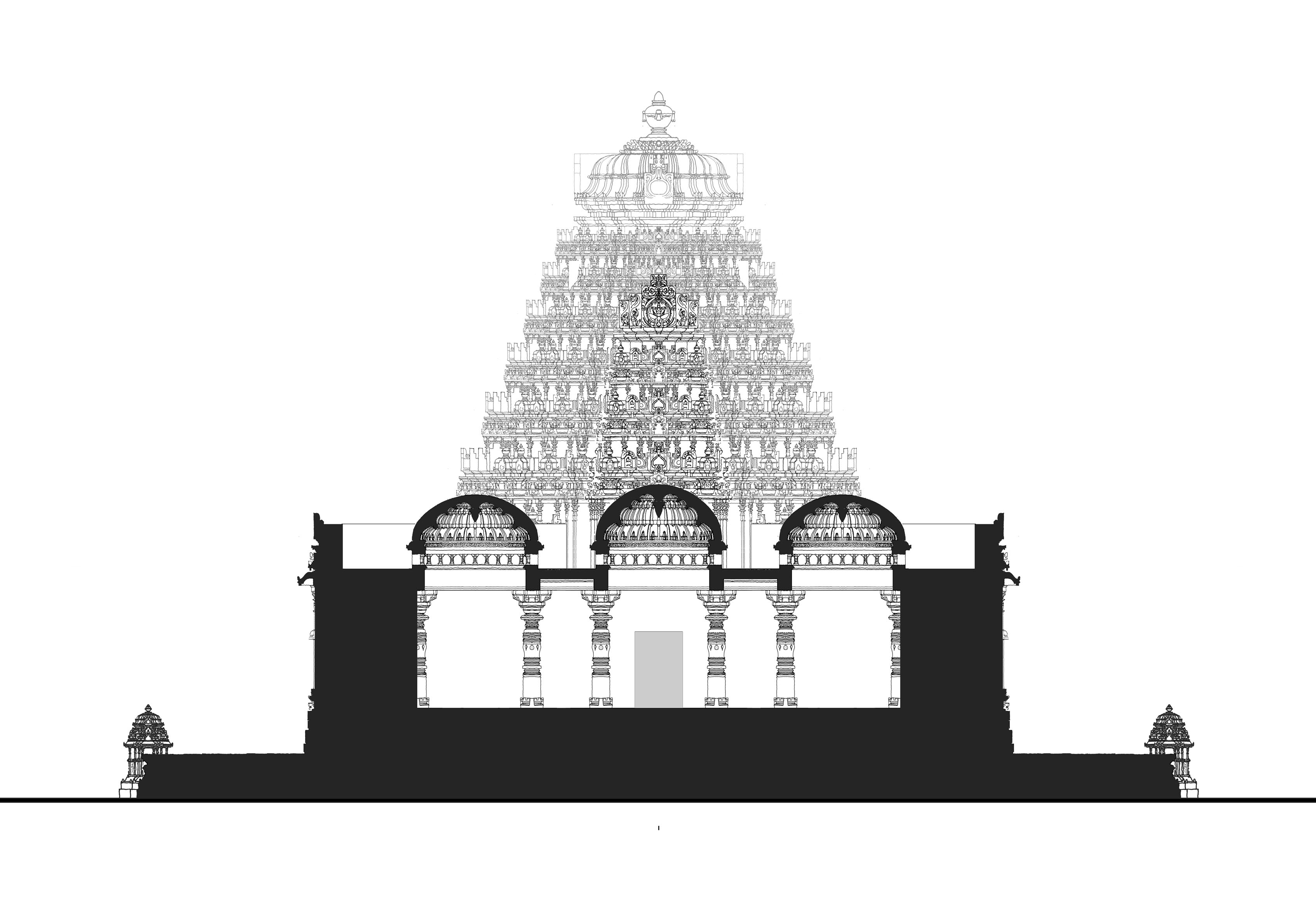 Plans for Indian temple