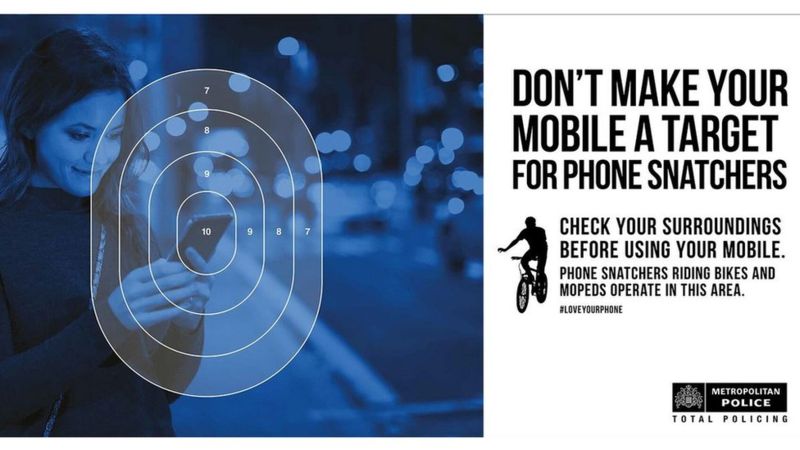 Traditional police crime warning image