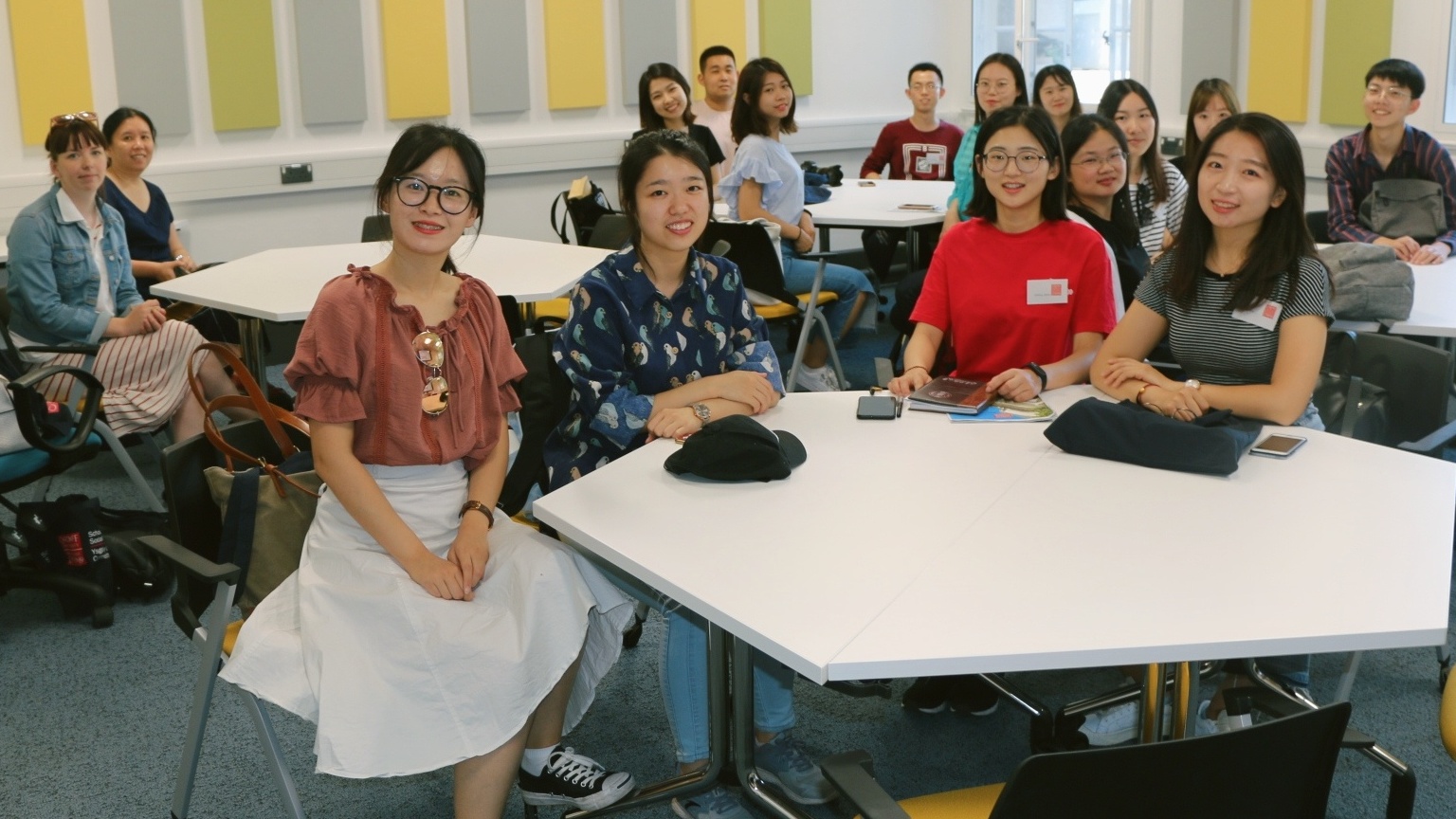 Students from Beijing Normal University studying at Cardiff University Social Work Summer School