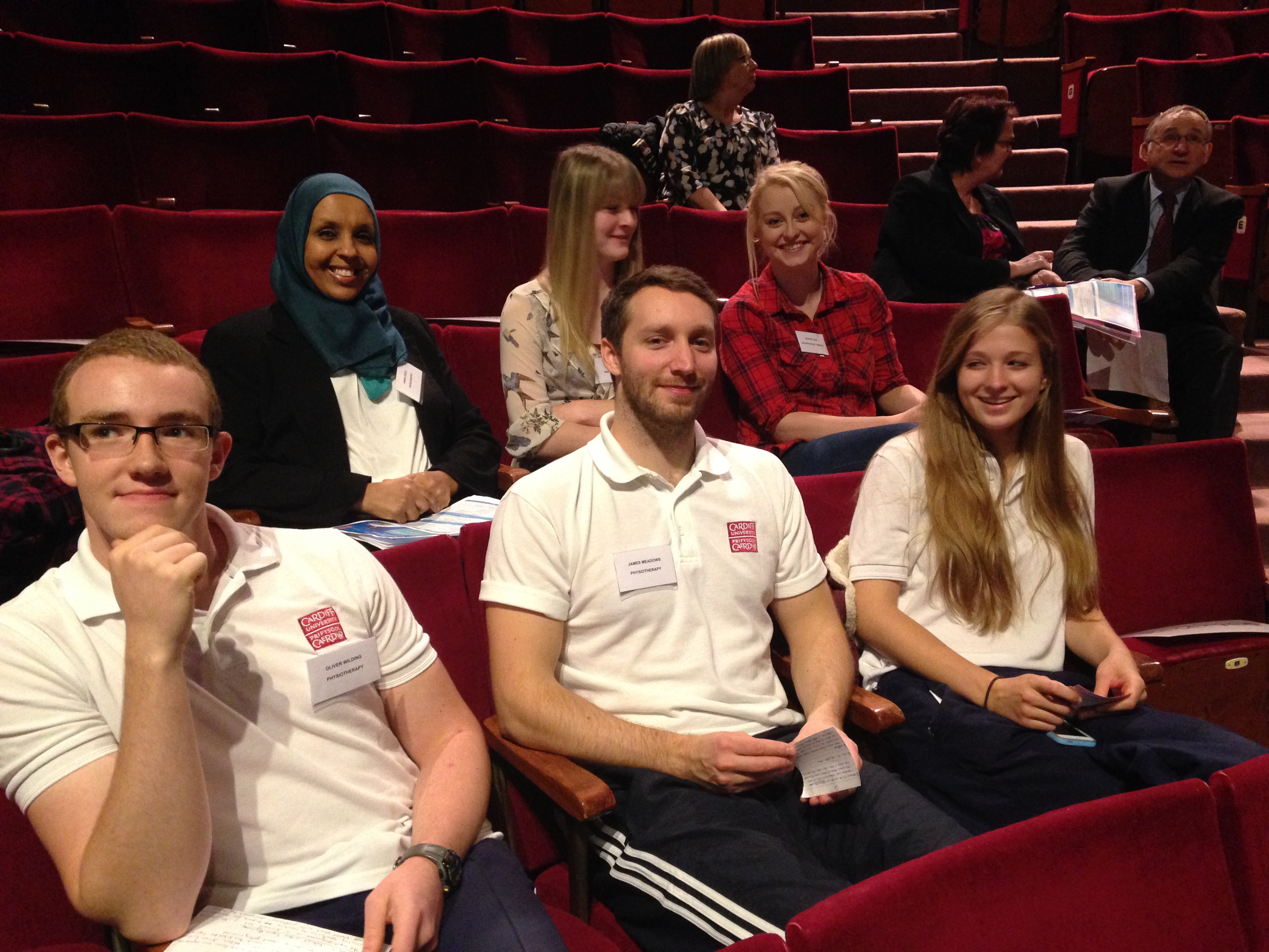 Student presenters at the HCARE UG conference