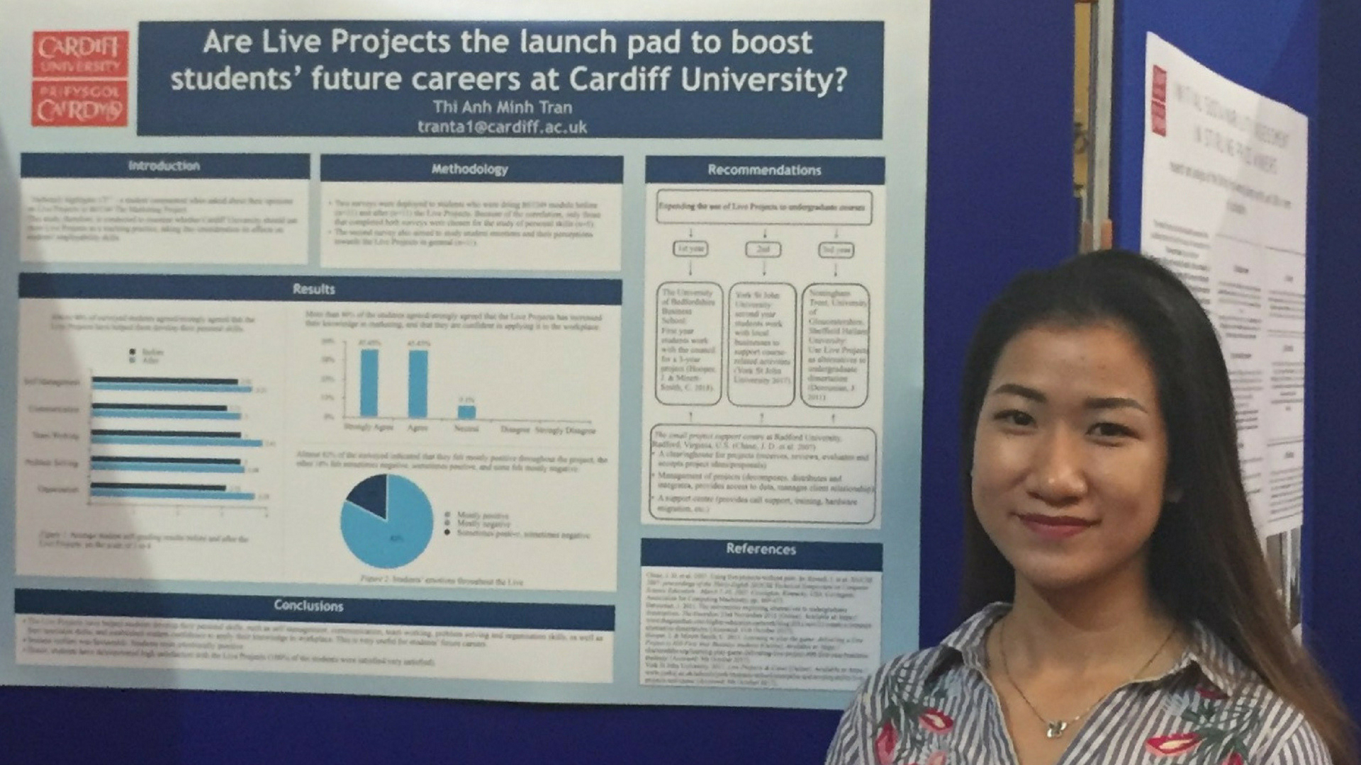 Thi Anh Minh Tran's poster presentation