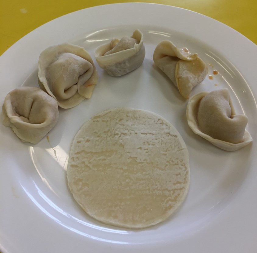 Students at Sully Primary School make Chinese dumplings as part of China Week 2018
