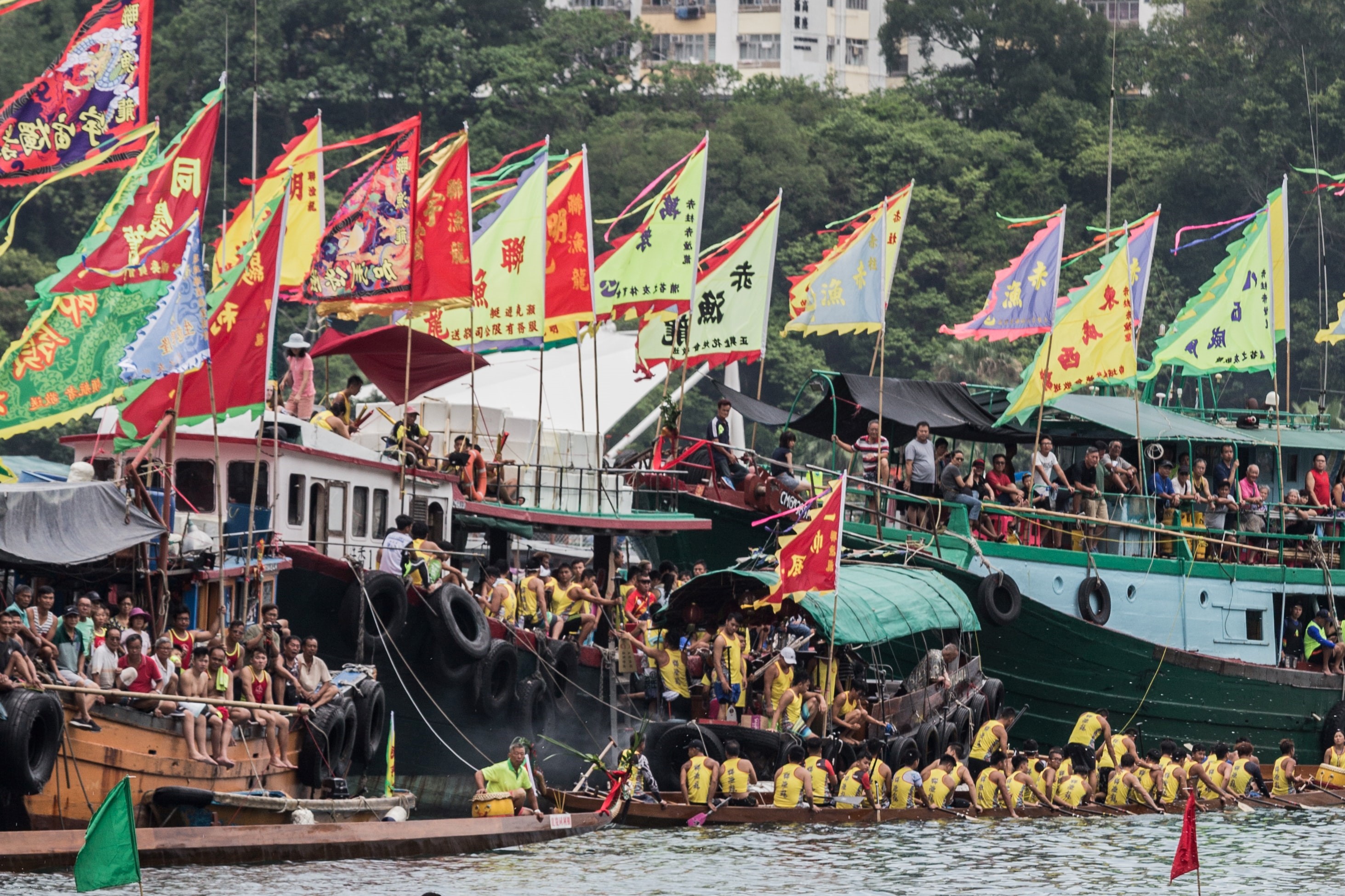 Boats at Dragon Boat Festival, China