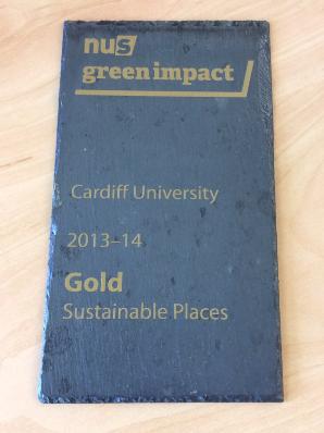 Green Impact Gold award 2013-14