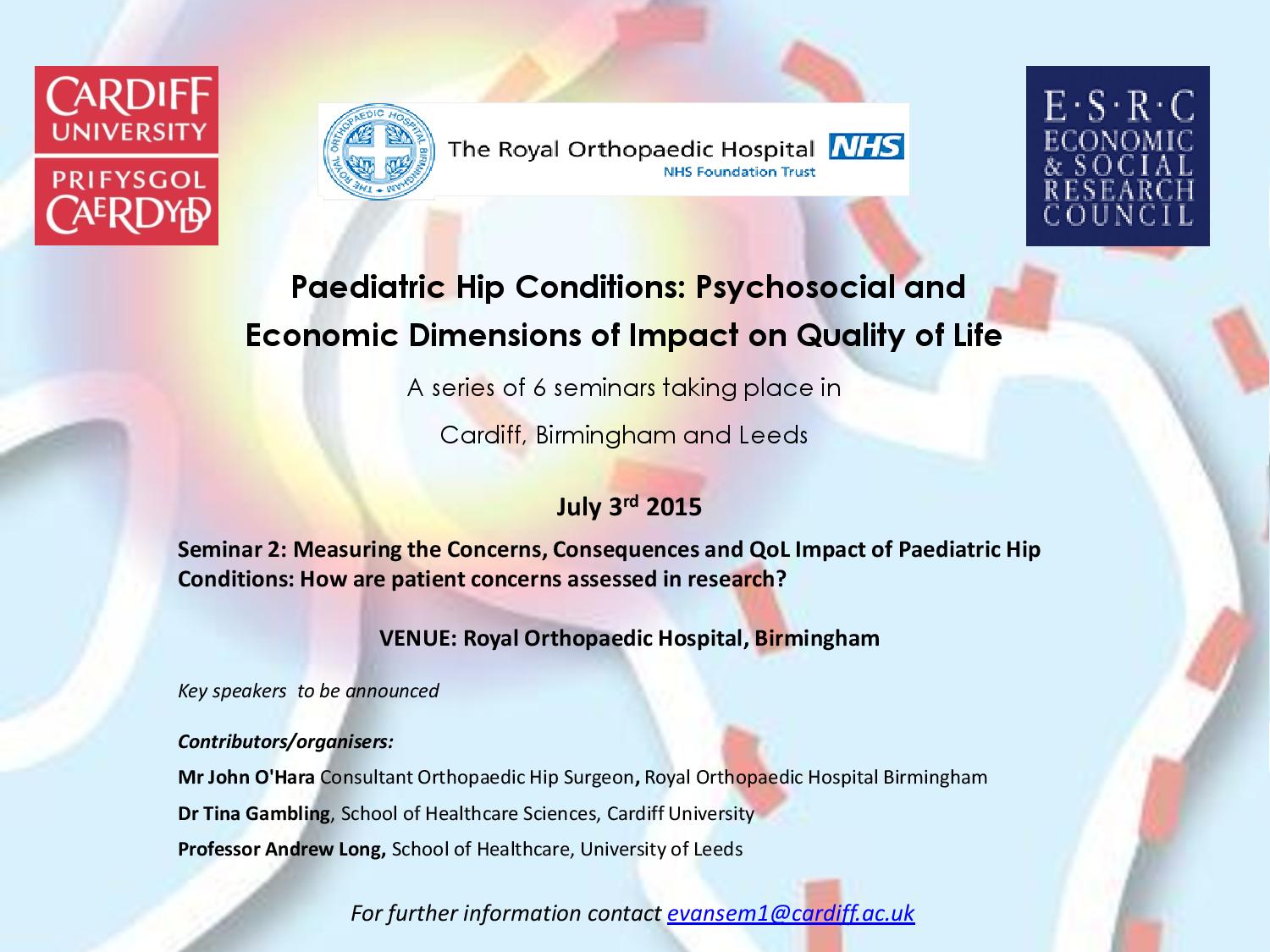 Hip Seminar Poster
