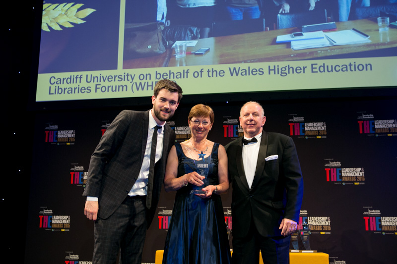 Janet Peters recieving award.