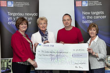 Ladies battle elements for cancer research